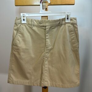 Ralph Lauren 100% Cotton Khaki Mini Skirt Size 4